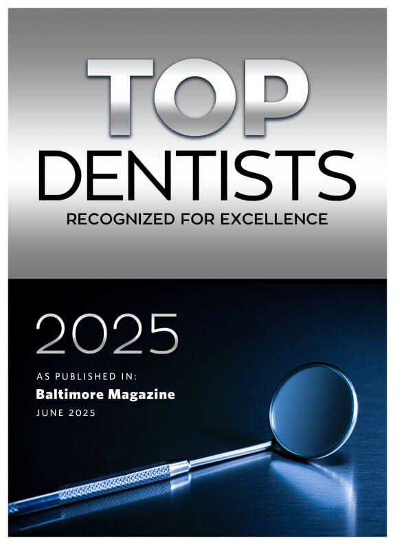Baltimore Magazine Top Dentist recognized for excellence 2025